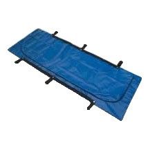 Blue envelope-opening heavy duty body bag with handles, model DP-1E