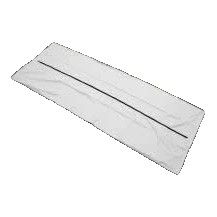 White center-zip body bag, model DP-2