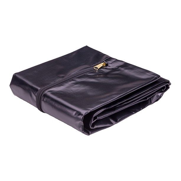 Black body bag, folded