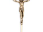 Interior Crucifix Brass Cross & Bronze Corpus